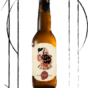 Photo représentant la bière rousse de la micro-brasserie artisanale La Bracée, située dans le quartier historique de Fougères.